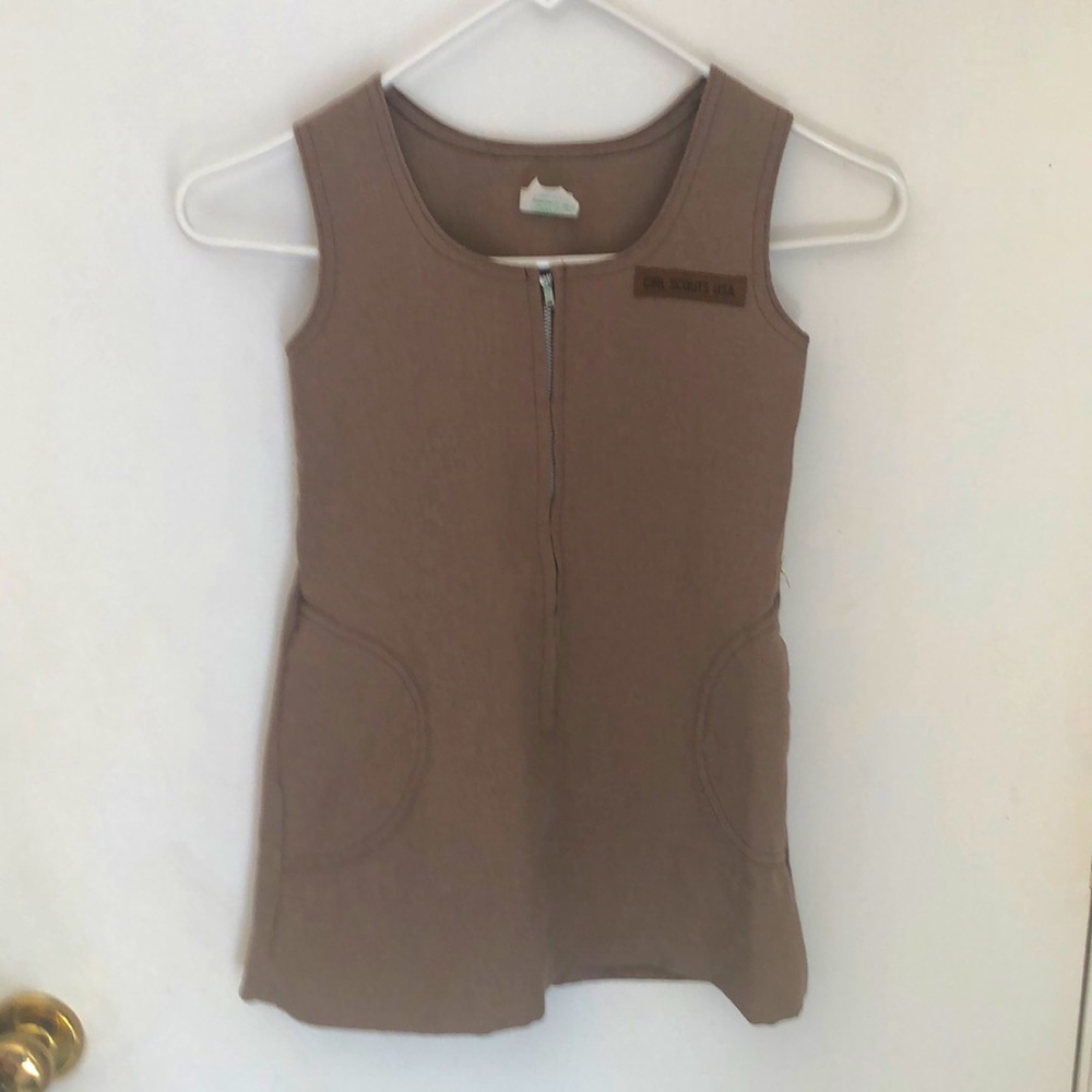 Girls vintage Girls Scout  jumper size  7